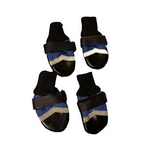 Guardian Gear All Weather Fleece Lined Dog Boots Booties Blue size Small
